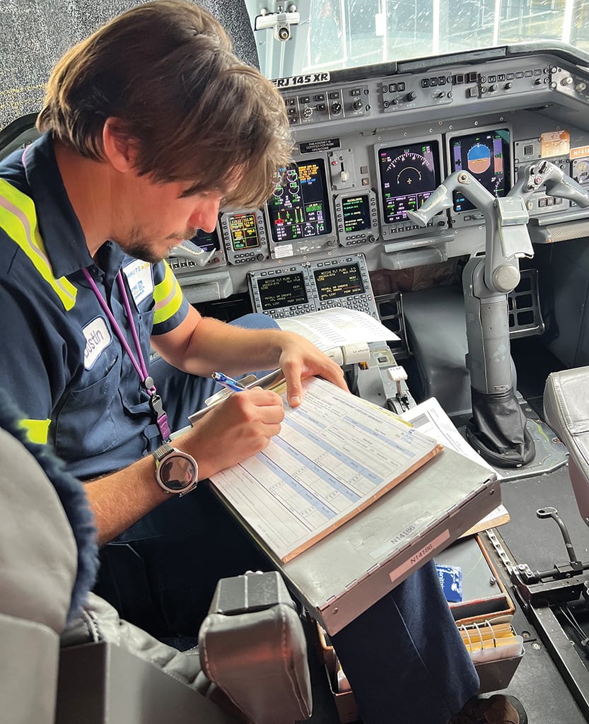 CommuteAir apprentice logging data