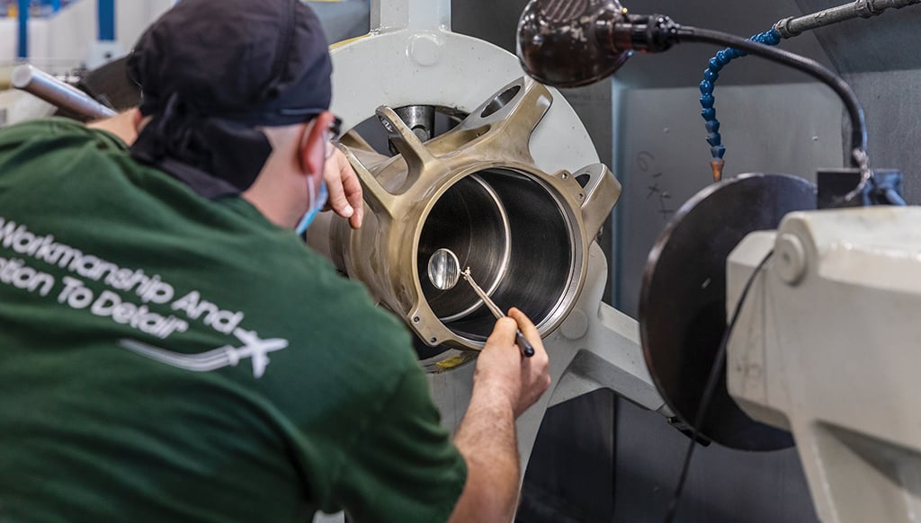 Landing Gear Technologies worker