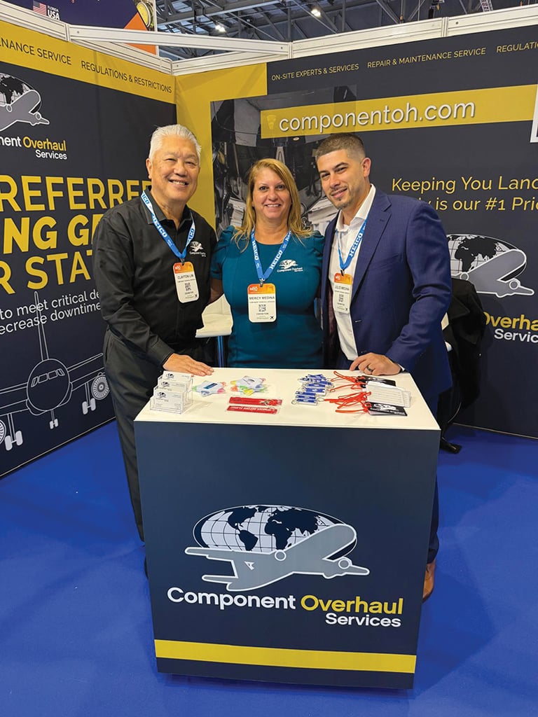 Component Overhaul Services booth