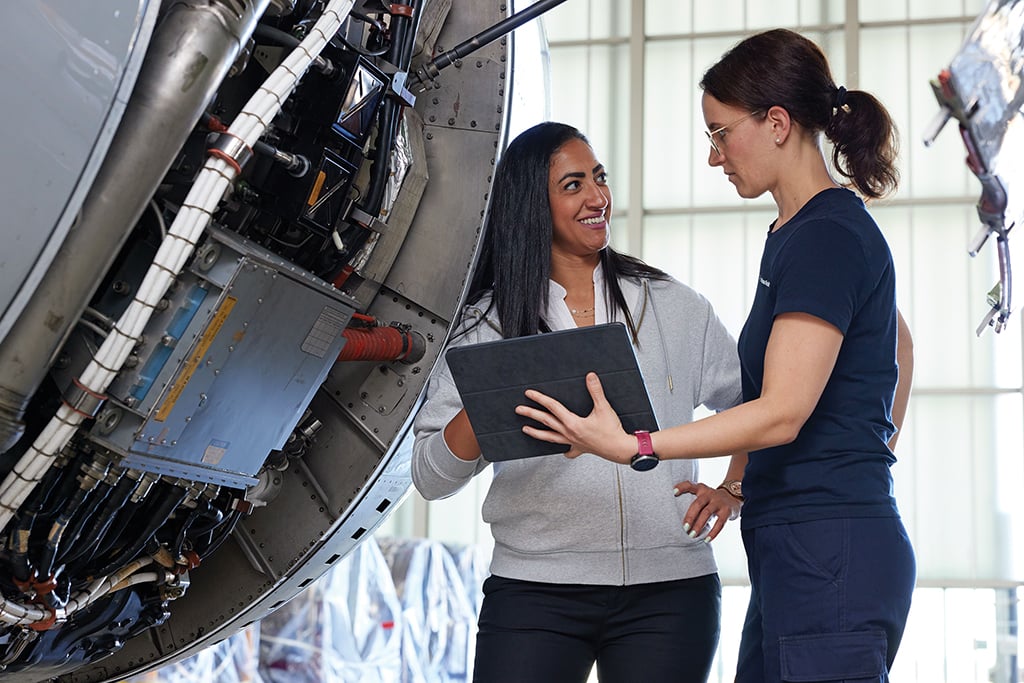 technicians performing maintenance