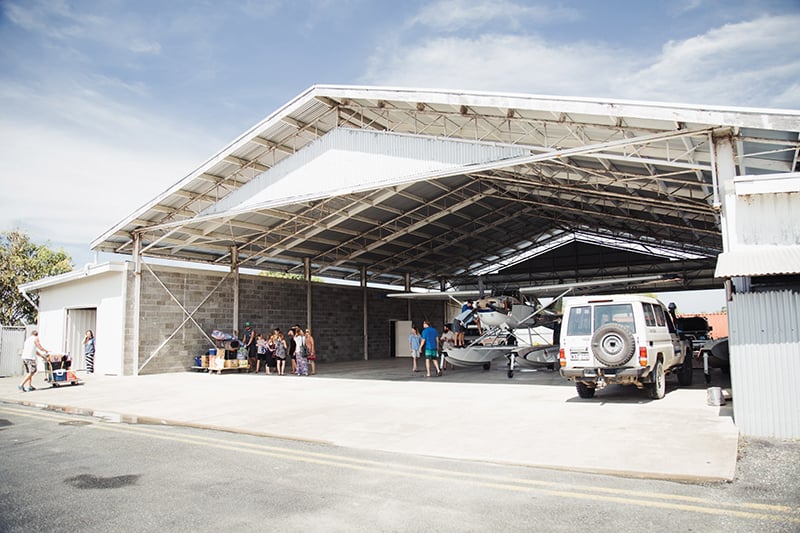 Samaritan Aviation&rsquo;s hangar in Wewak