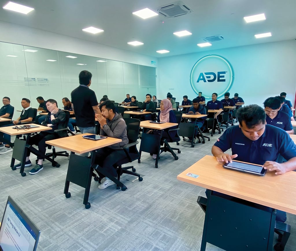 Asia Digital Engineering's Maintenance Training Organization classroom