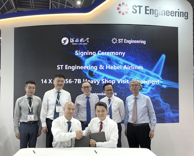 ST Engineering and Hebei. Credit: Aviation Week