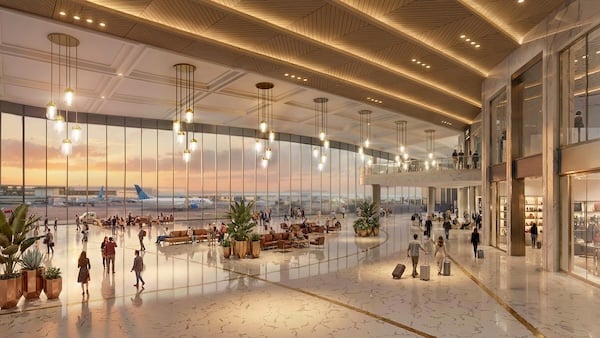 Redeveloped Dulles rendering