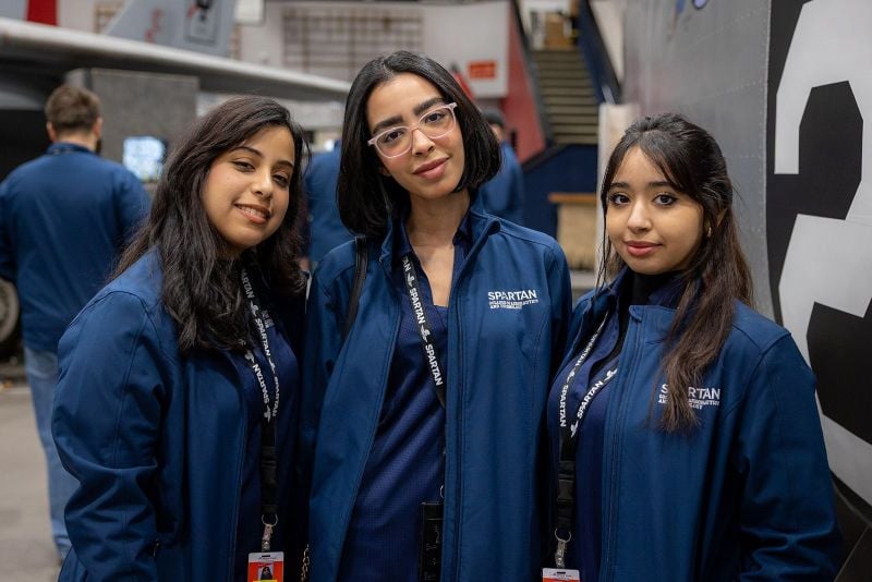 Spartan College of Aeronautics and Technology students