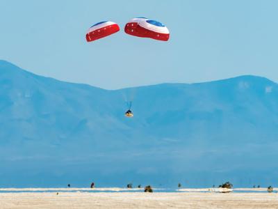 Starliner landing in White Sands Missile Range in 2022