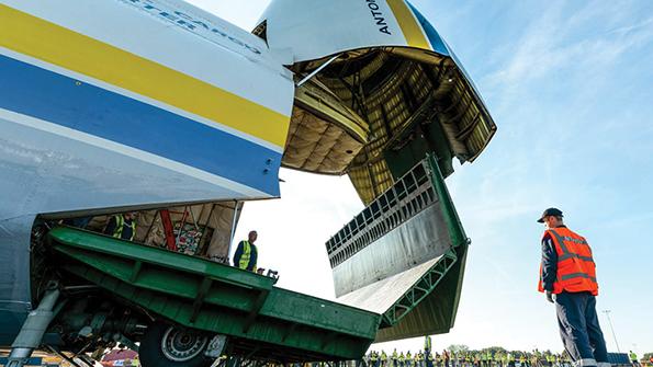 Antonov says aerospace and energy are driving demand.