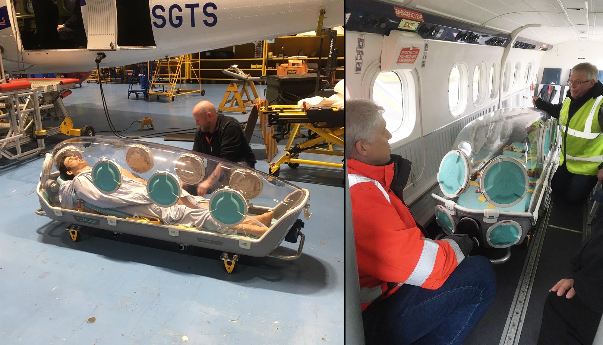 Loganair air ambulance conversion