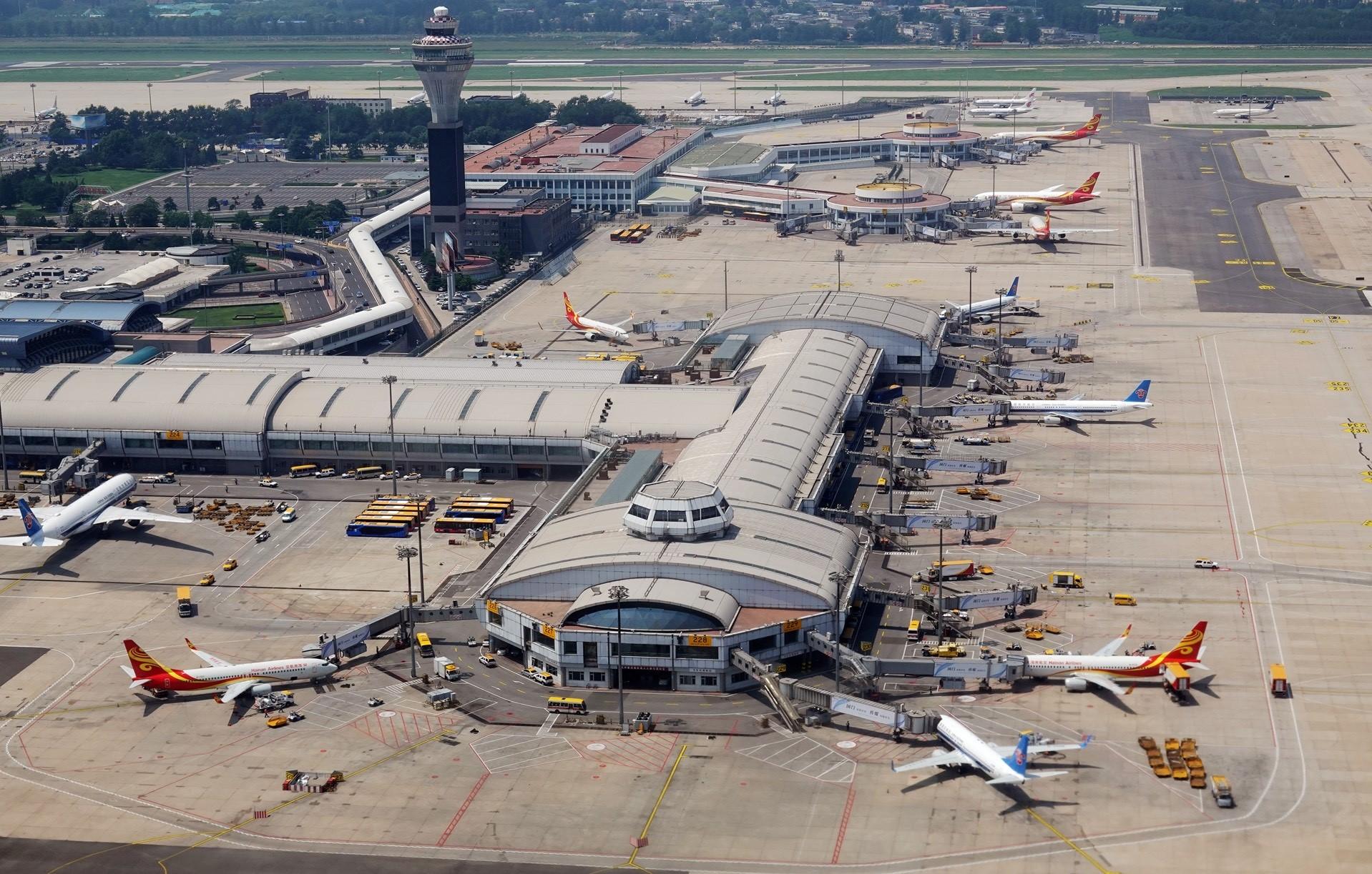 Beijing Capital Airport gates