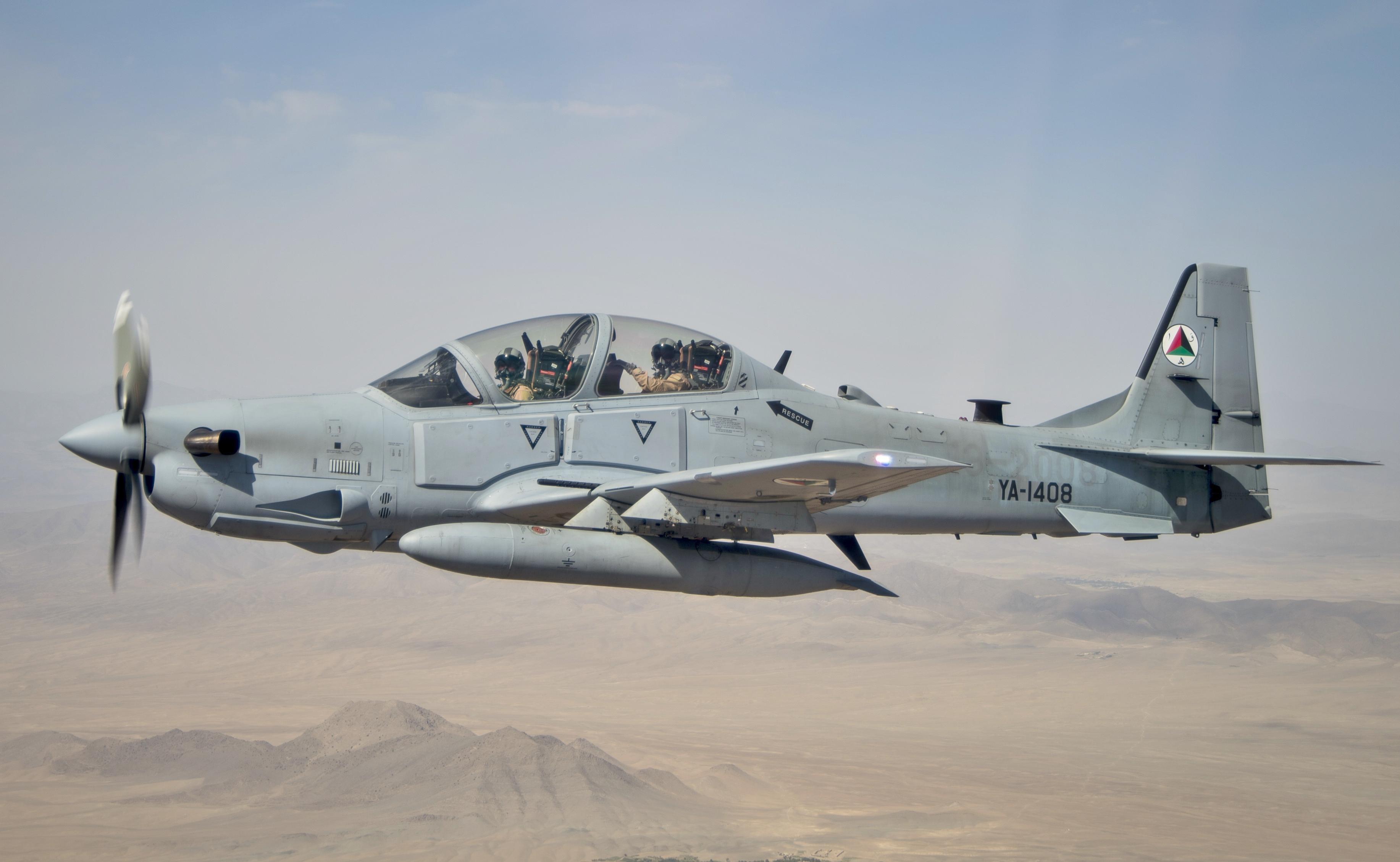 A-29 over Afghanistan
