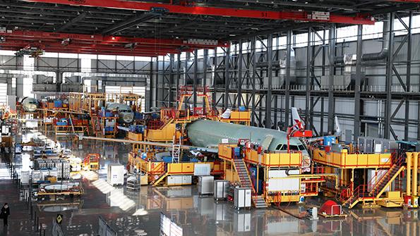 Airbus assembly line in China