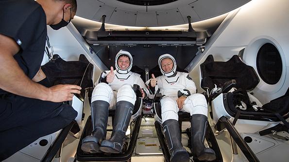 Demo-2 mission astronauts