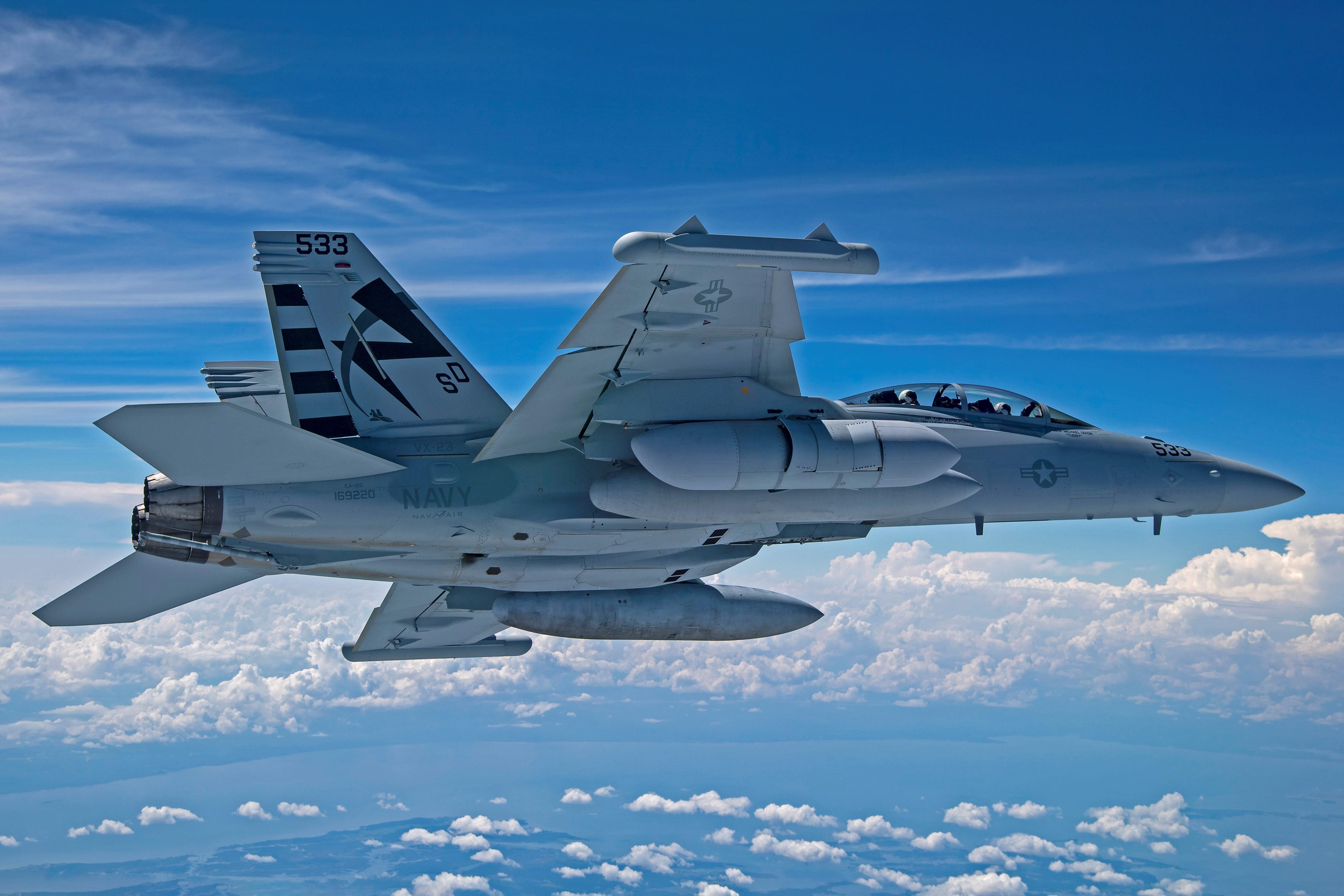 New U.S. Navy Radar Jammer Achieves First Flight | Aviation Week Network