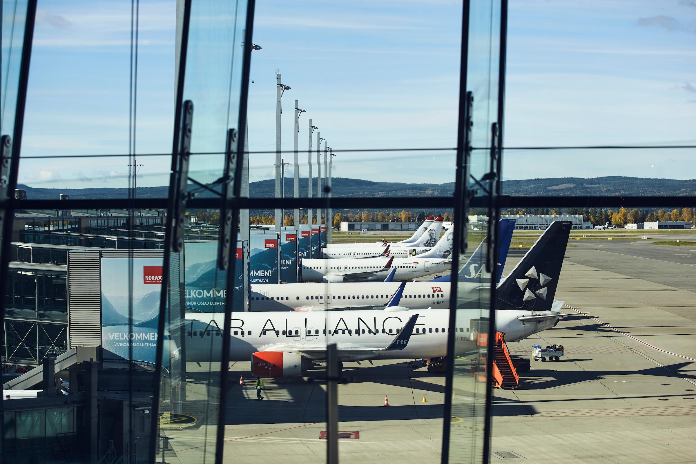 generic norwegian airport