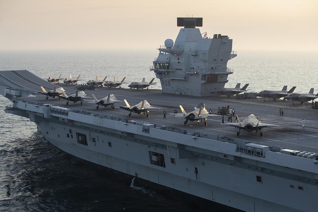 HMS Queen Elizabeth aircraft carrier