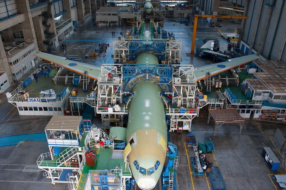 French Airbus A330 assembly line 