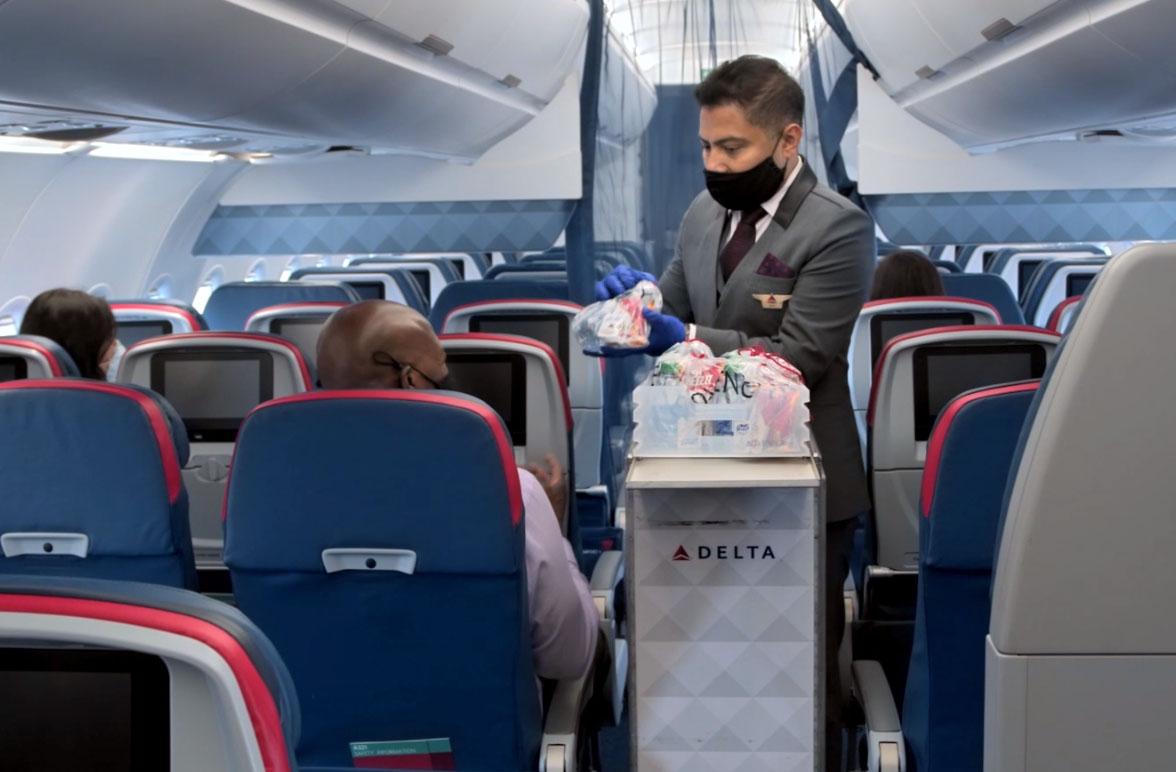 Delta Air Lines flight attendant