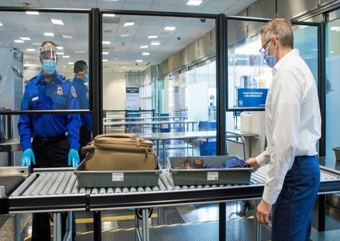 TSA acrylic barriers