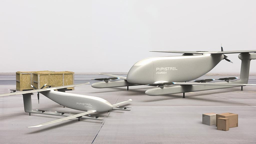 Pipistrel Nuuva V300 hybrid-electric vertical-takeoff-and-landing unmanned cargo aircraft