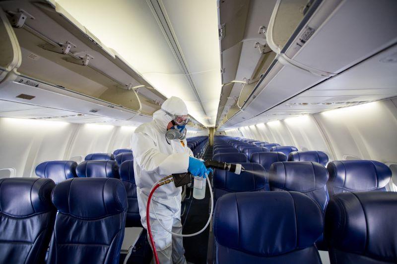 Southwest Airlines cleaning