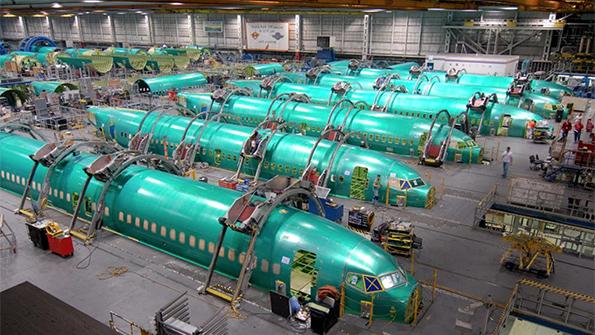 Boeing 737 MAX fuselage, Spirit AeroSystem factory