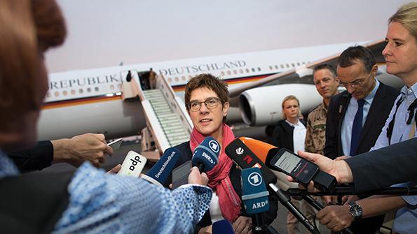 Defense Minister Annegret Kramp-Karrenbauer