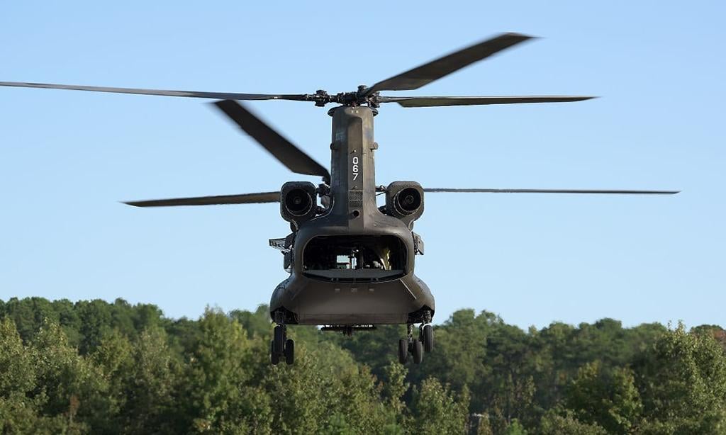 Boeing CH-47 Chinook testbed helicopter
