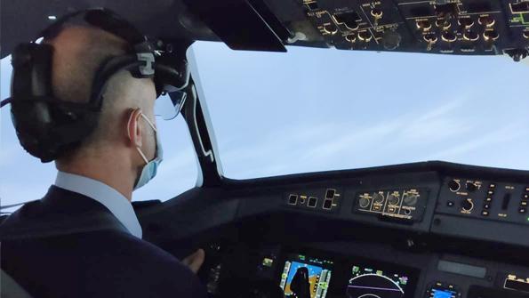test pilot in an ATR