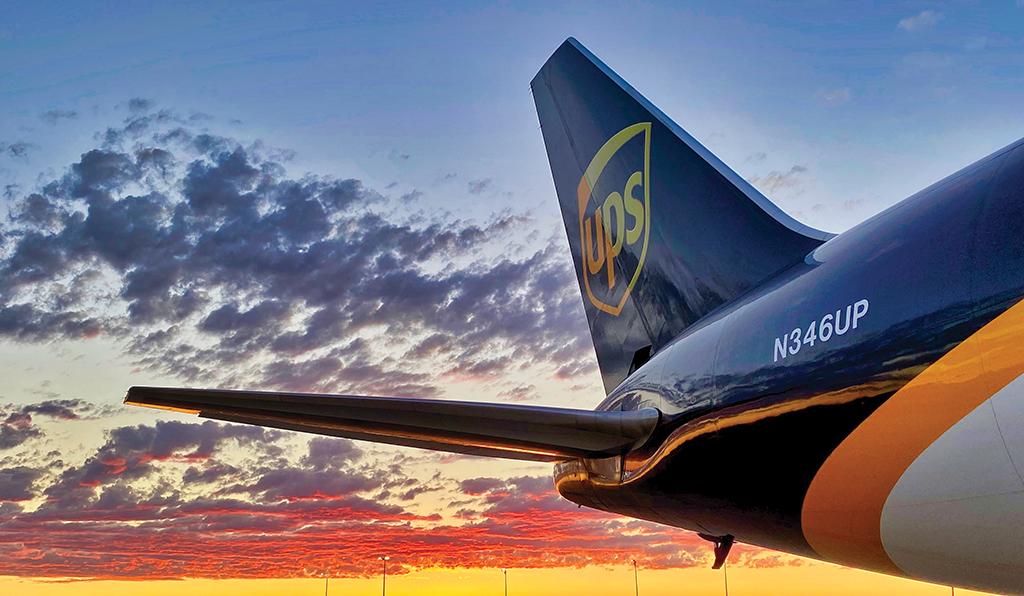UPS Boeing 767-300 at Sioux Falls Regional Airport