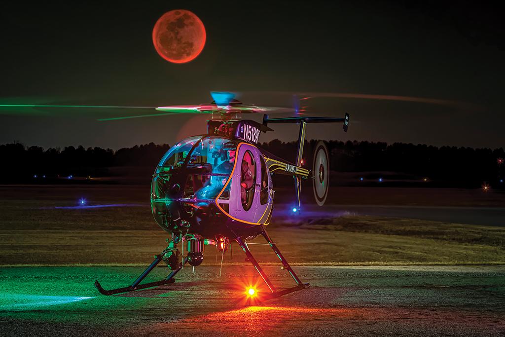 Gwinnett County MD 500E police helicopter