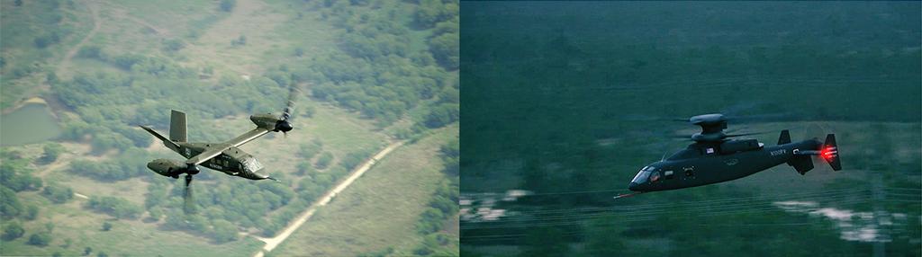 Bell and Sikorsky/Boeing aircraft