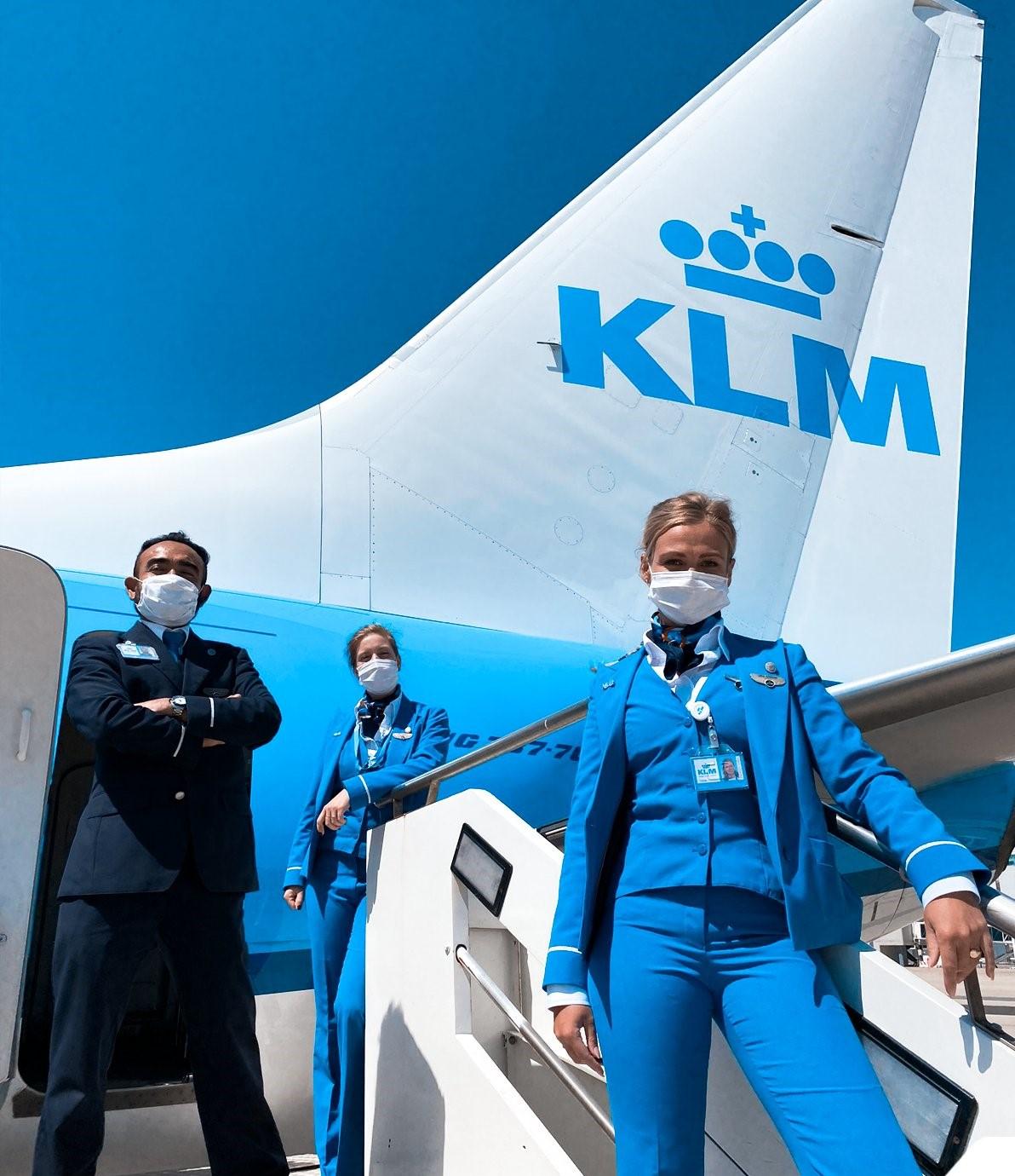 KLM Airlines crew