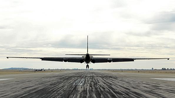 Lockheed Martin U-2S high-altitude reconnaissance aircraft