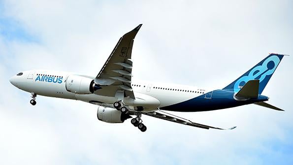Airbus aircraft in flight