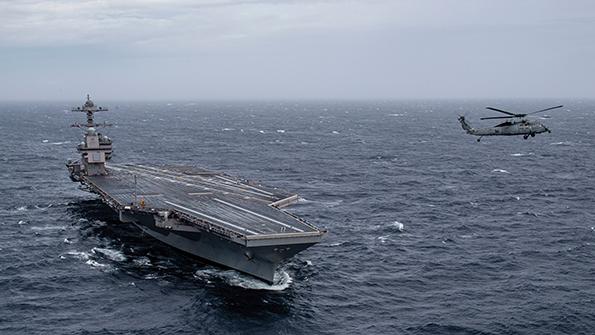 USS Gerald R. Ford aircraft carrier