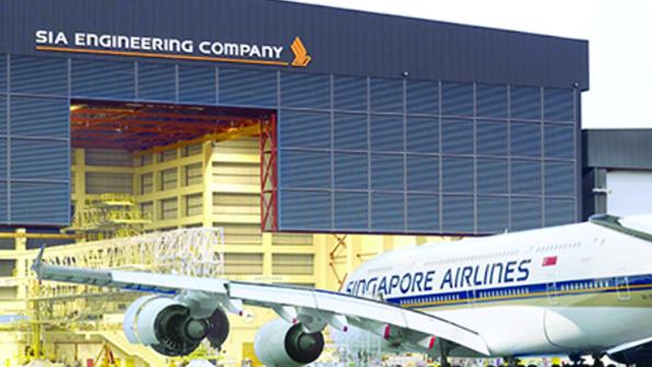 Singapore Airlines Engineering Co & aircraft