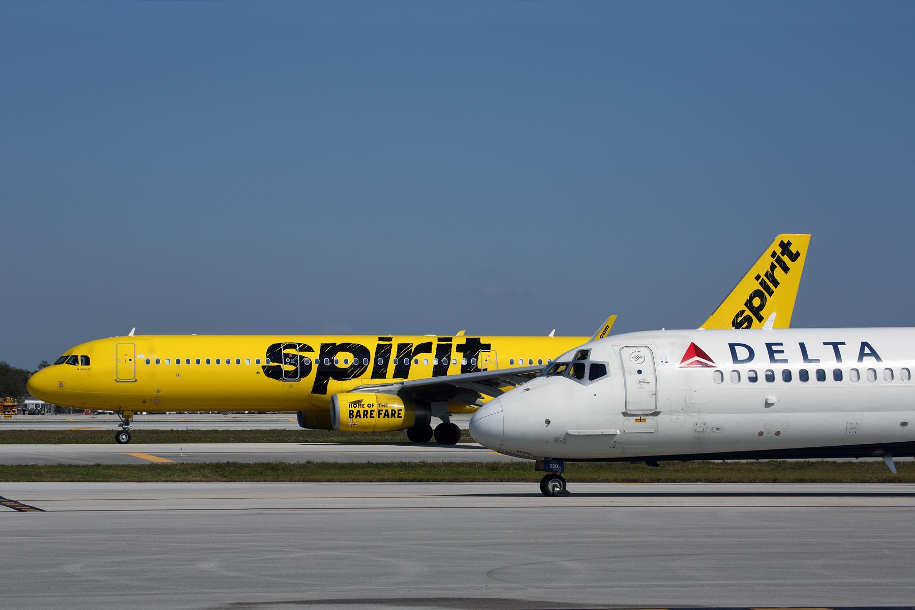 Delta and Spirit Airlines