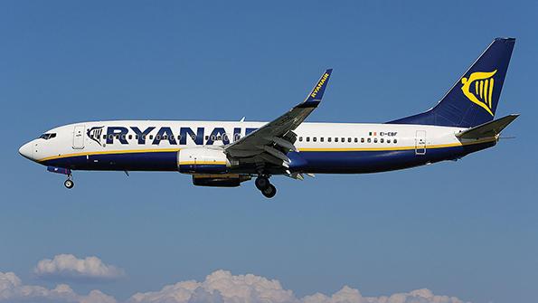 Ryanair airliner