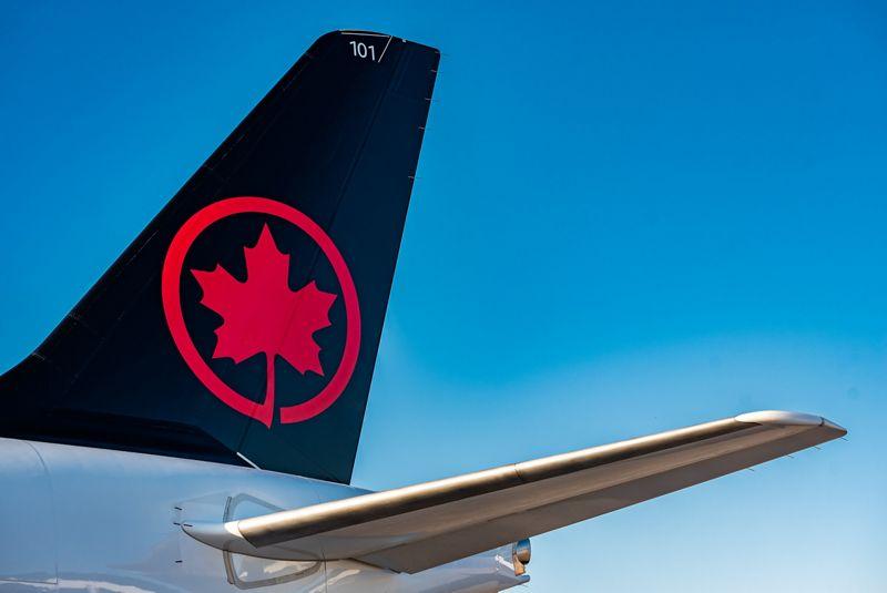 Air Canada A220 tail