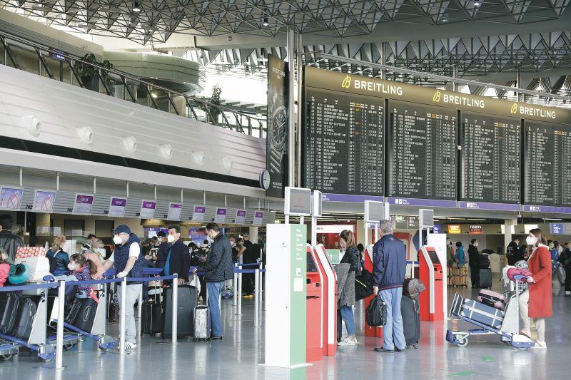 Frankfurt Airport travelers
