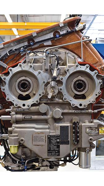 gearbox of Pratt & Whitney APS5000