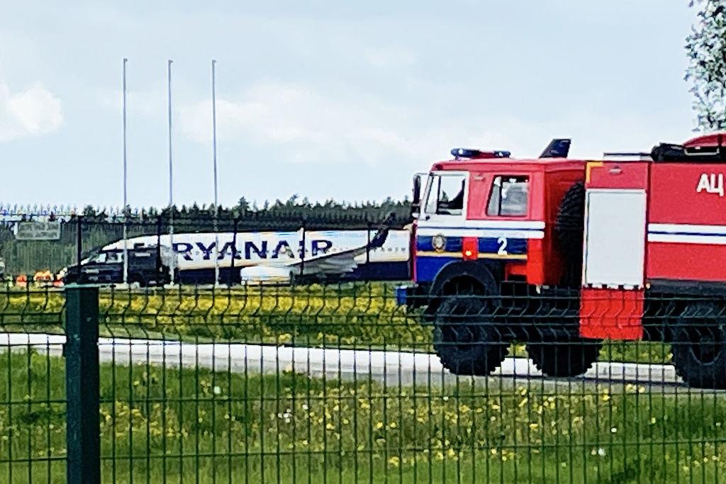 Ryanair airplane at Minsk