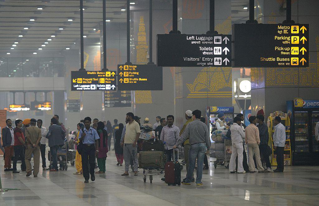 Indira Gandhi International Airport arrivals hall