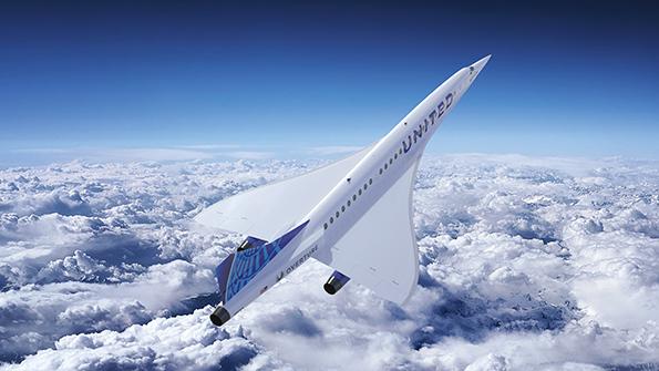 United Airlines supersonic aircraft concept