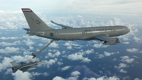 Singapore Defense Ministry Airbus A330 MRTT aircraft
