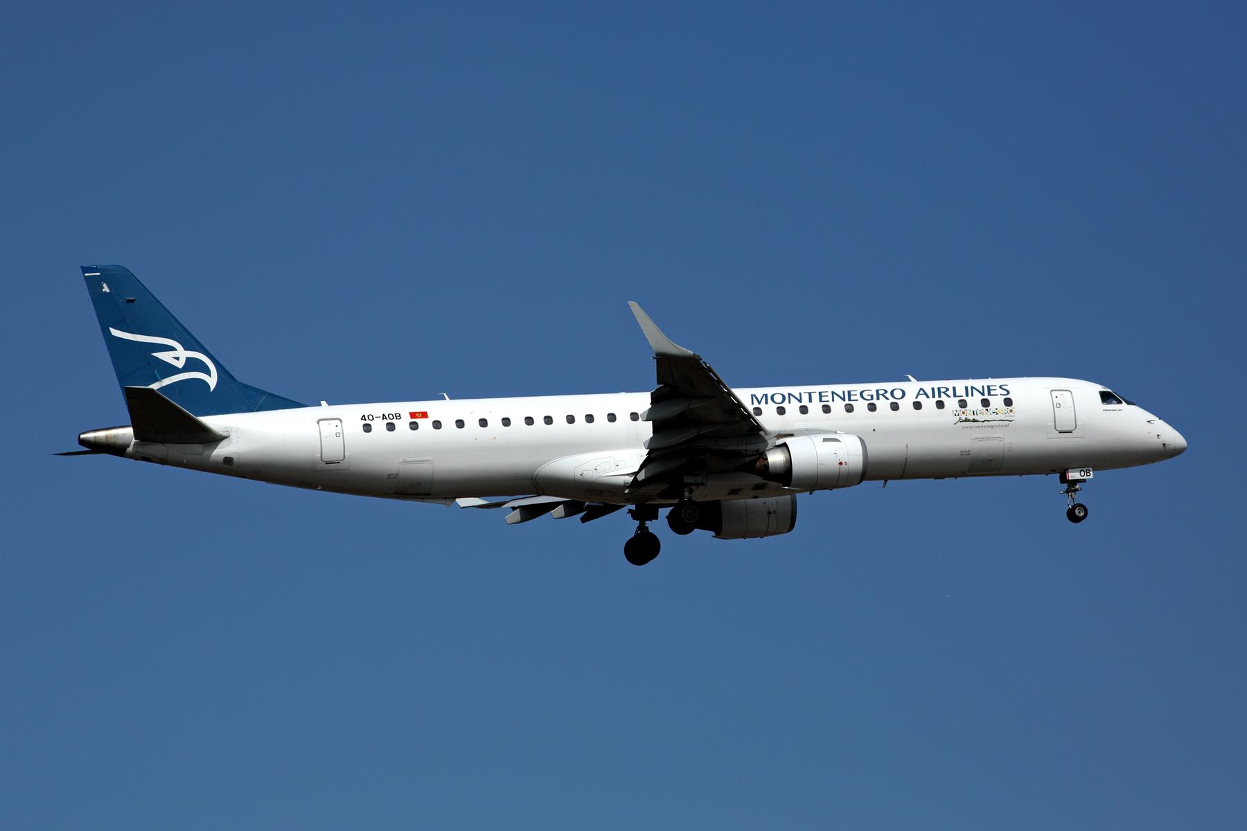 Montenegro Airlines Embraer 190