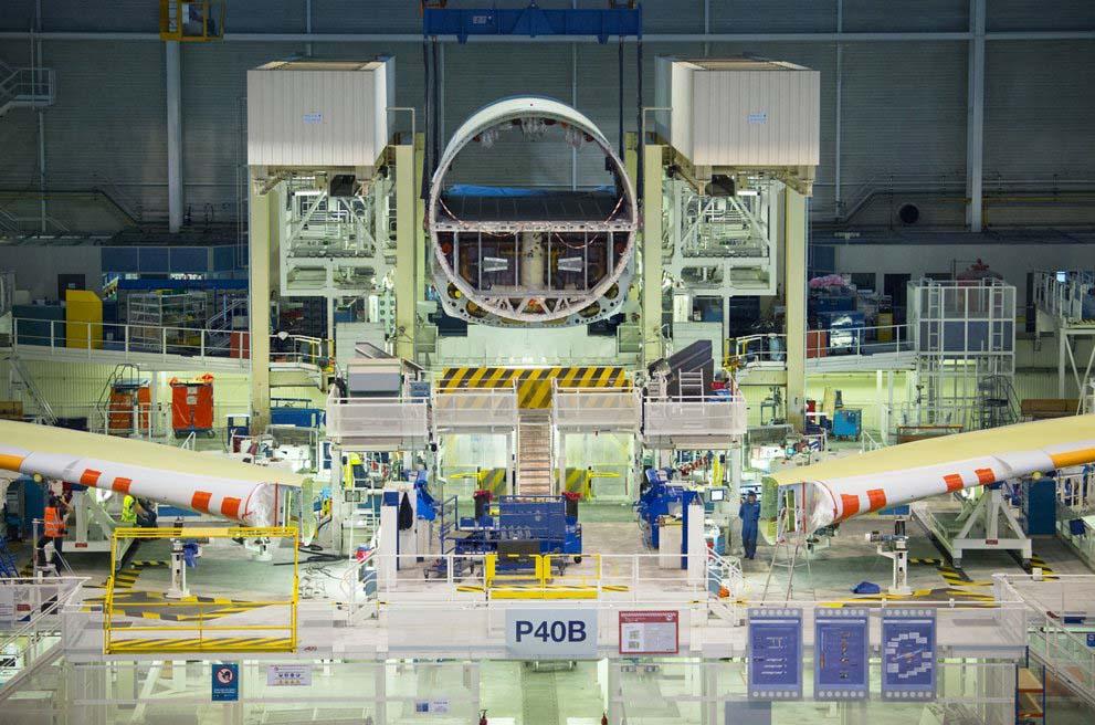 Airbus A330 assembly line