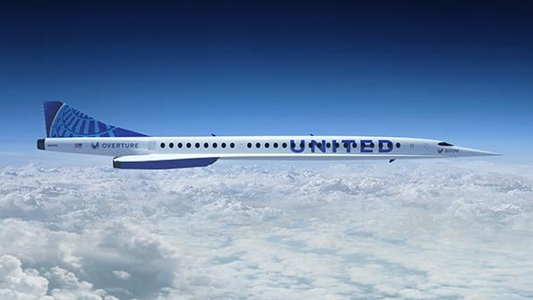 United Airlines Boom Supersonic