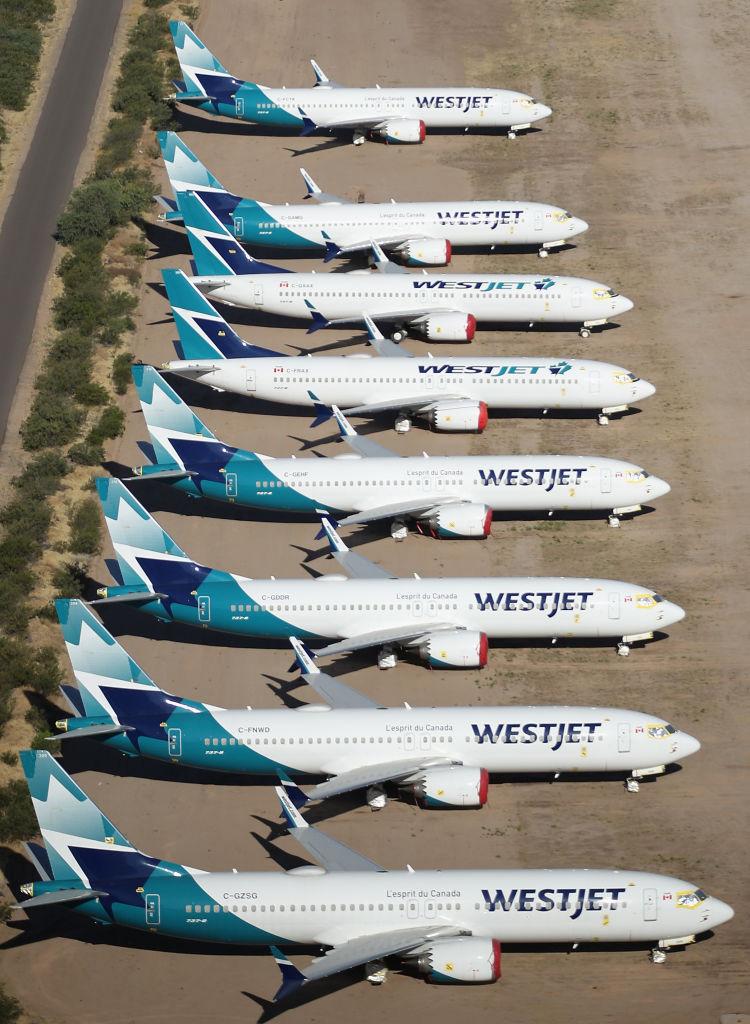 westjet planes pinal airpark