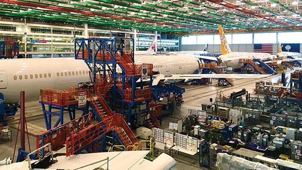 Boeing 787 production facility